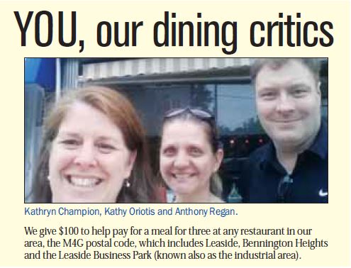 Dining Critics July 2015
