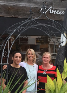From left, Alanna Wilson, Helen Lazar and Cheryl French. We give $100 to help pay for a meal for three at any restaurant in our area, the M4G postal code, which includes Leaside, Bennington Heights and the Leaside Business Park (known also as the industrial area).
