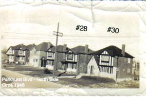 Parkhurst Blvd - North Side, Circa 1946