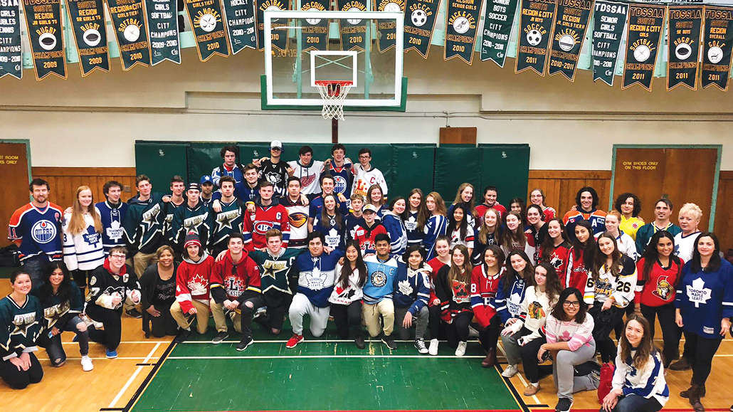 Leaside High and many local schools sported jerseys on April 12th.