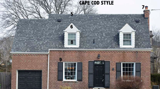 Cape Cod Style house in Leaside.