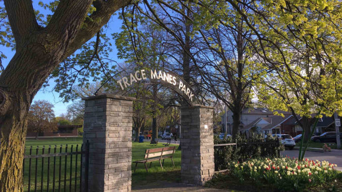 Cheryl Vanderburg is thankful to the stakeholders of Trace Manes Park including Parks, Forestry and Recreation, the Leaside Library, the Leaside Tennis Club, LABA and Pedalheads, for pulling together to keep their areas of the park clean.