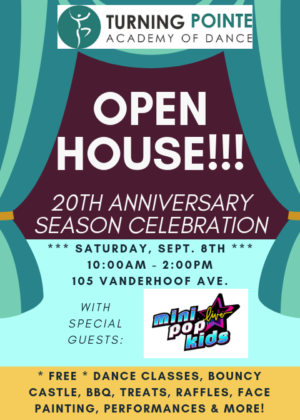 Turning Pointe Dance Open House 2018.