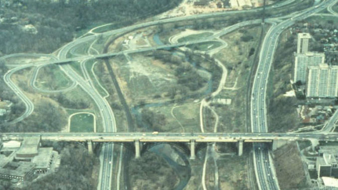 DVP Overview, Courtesy of City of Toronto Archives Series 1465, File 387, Article 11.
