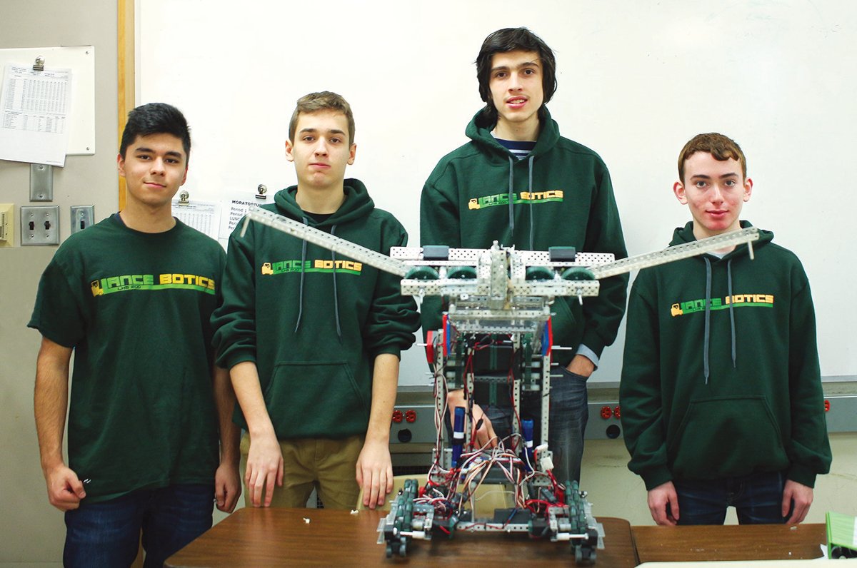 The Lancebotics Team on their way to the Worlds