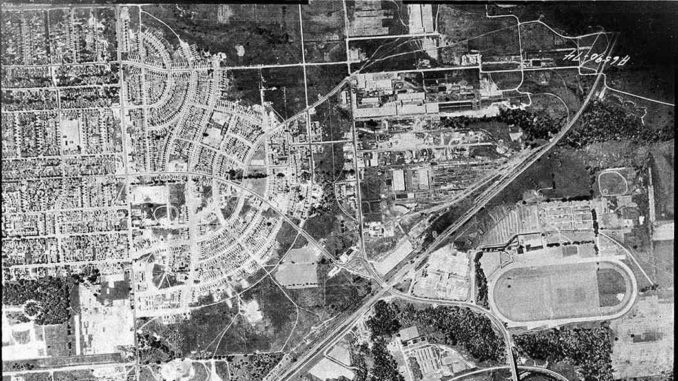 Aerial view of Leaside