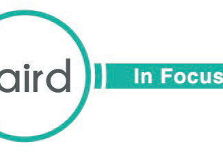 Laird in Focus logo.