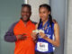 Lucca with her coach, Earl Letford. Courtesy Earl Letford.