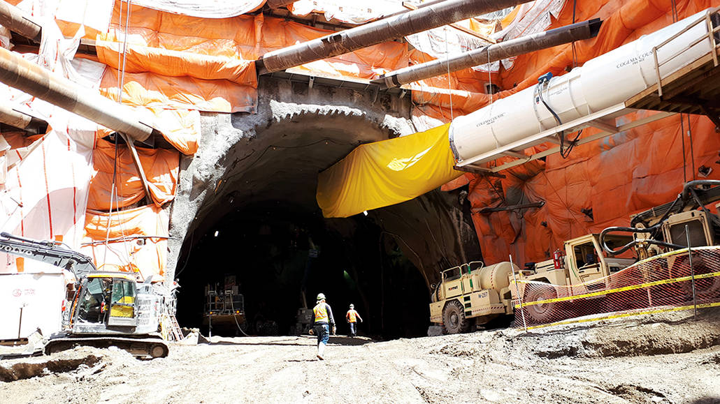 Mining Laird Station.