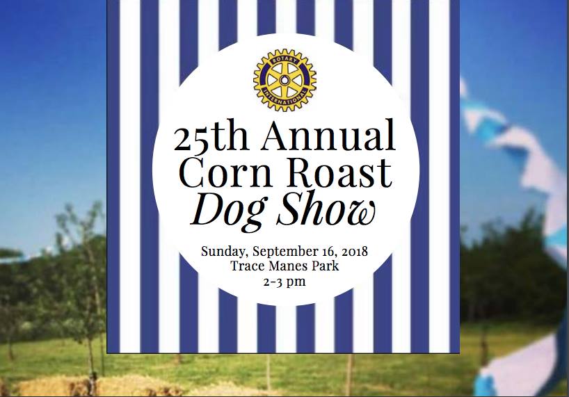 There will be a Dog Show at the 25th Anniversary of the Leaside Corn Roast.