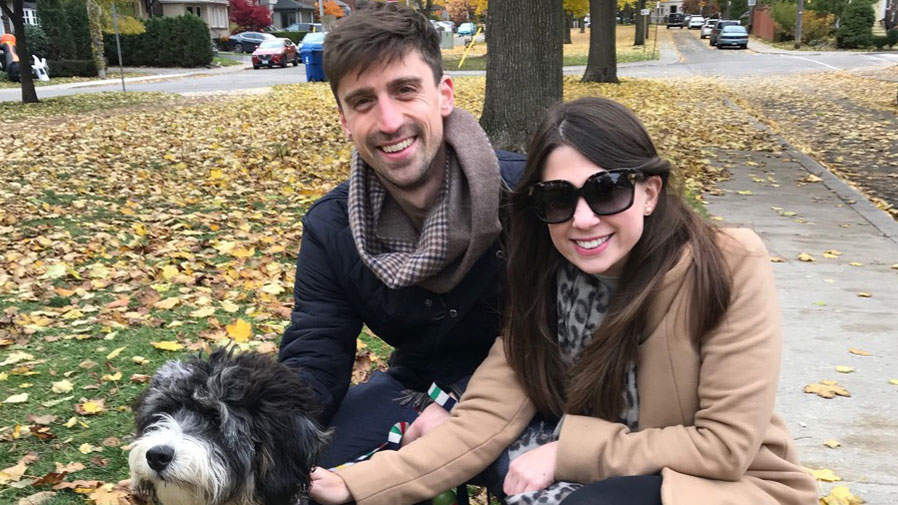 Danielle Cummer and boyfriend Stephen Kupfer. Photo by Michelle Popelas.