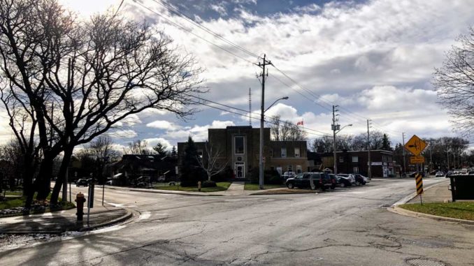 The site of the old Leaside Town Hall.