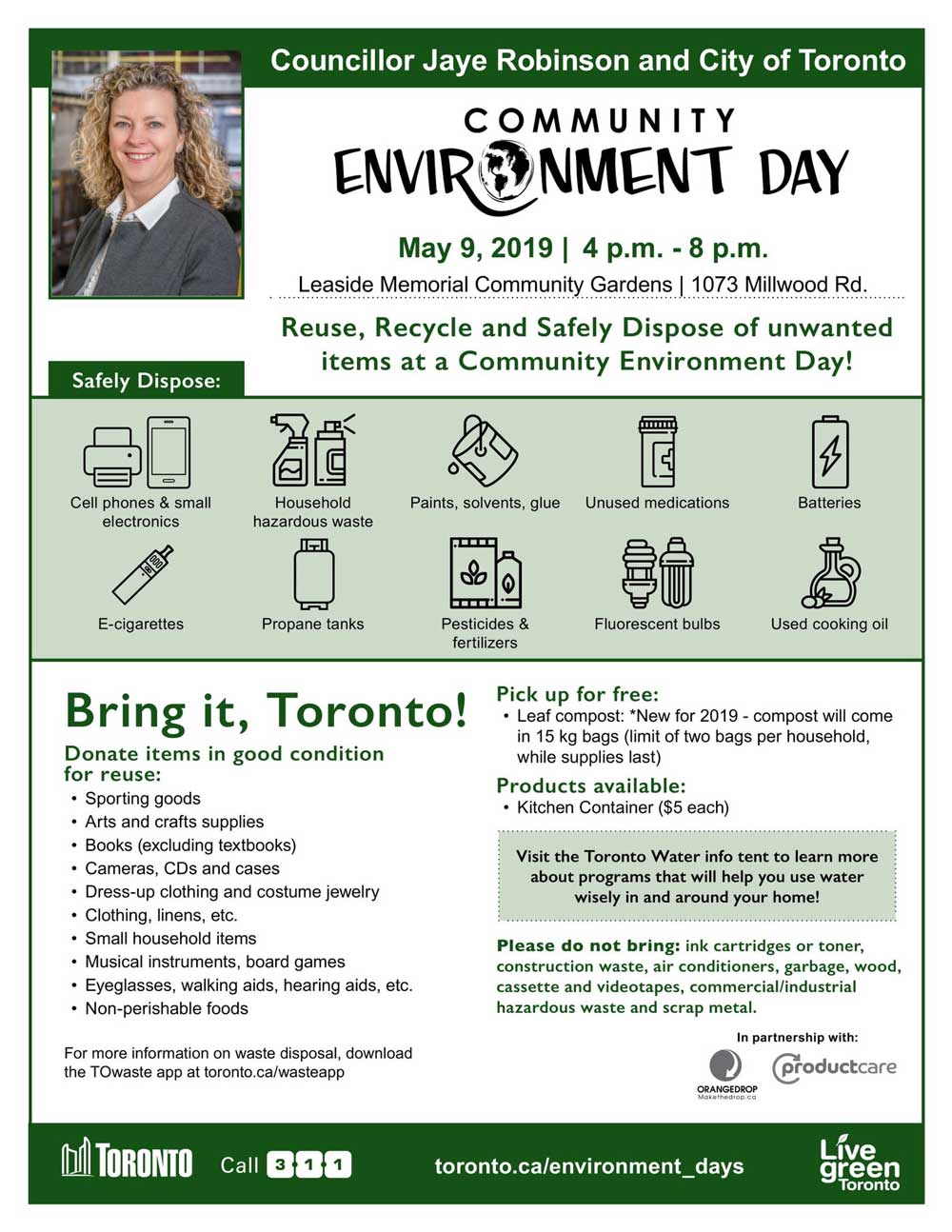May 9 2019, Community Environment Day.