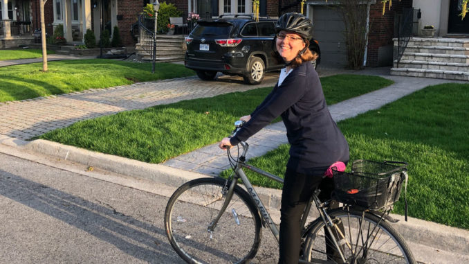 Carmen Jones (above) and Daphne Jackson are locally-based, experienced cycling commuters ready to help you bike your way to work.