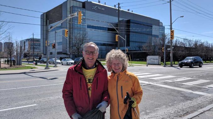 MP Rob Oliphant and Leaside Life columnist Cheryl Vanderburg.