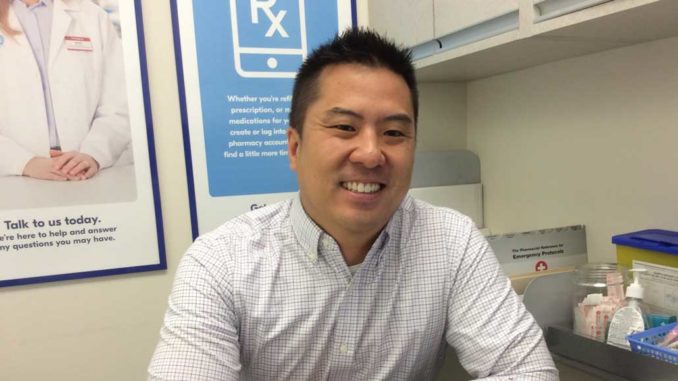 Brian Mok, owner of two Shoppers Drug Mart locations. Photo Lorna Krawchuk.