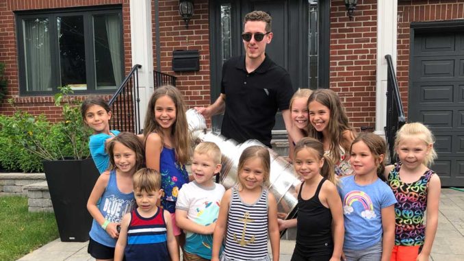 Jordan Binnington, the Stanley Cup-winning goalie for the 2019 St. Louis Blues, brought the legendary cup to Leaside this summer.
