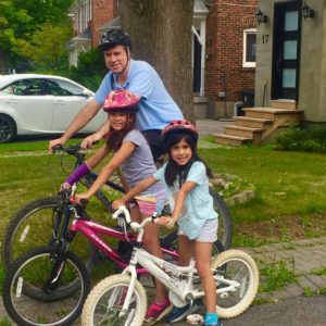 Cycling with kids was a natural progression for the Carter family. Photo Holly Reid.