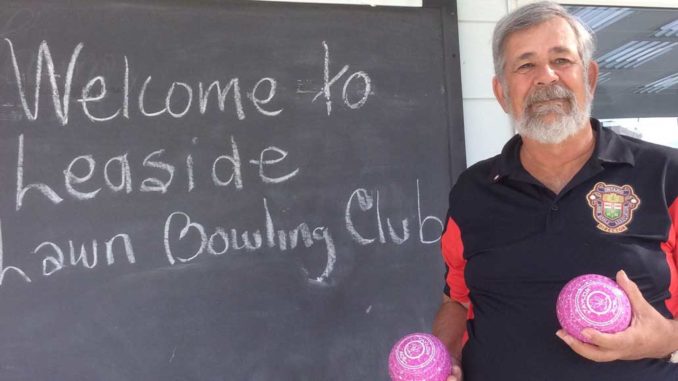 Phillip Francis of the Leaside Lawn Bowling Club. Photo: Lorna Krawchuk.