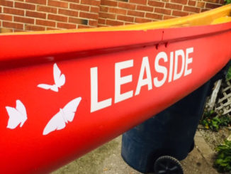 Leaside’s first David Suzuki Butterfly Canoe will be filled with soil and pollinator plants. It will be at the Leaside Library. Photo Rick Hutchings.