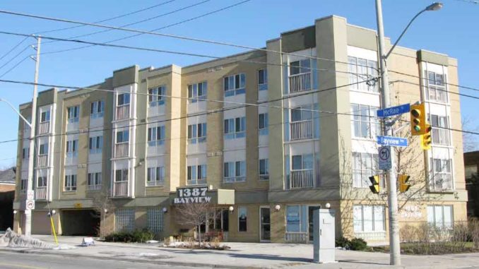 The SAHIL building in Leaside.