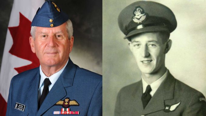 Left: Al Wallace, RCAF; Right: Major-General Fraser Holman.