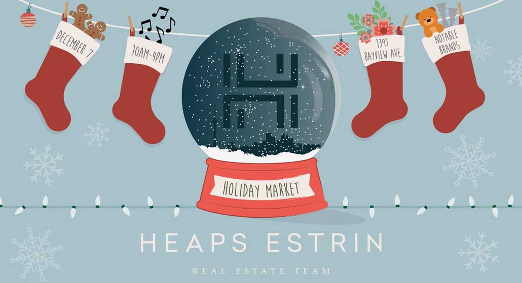 Heaps Estrin Holiday market.