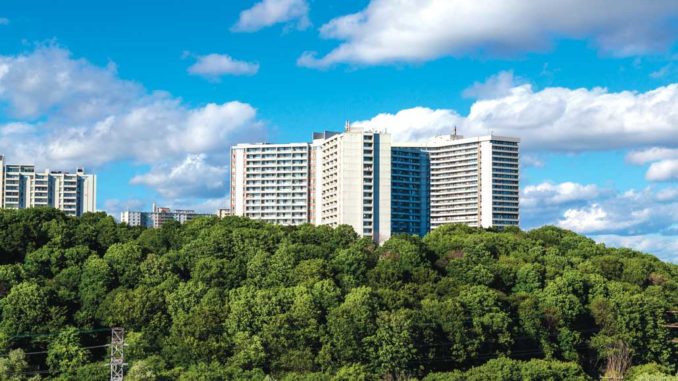 Overlea buildings. Photo Shutterstock.