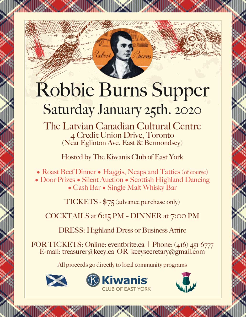 Robbie Burns Supper 2020