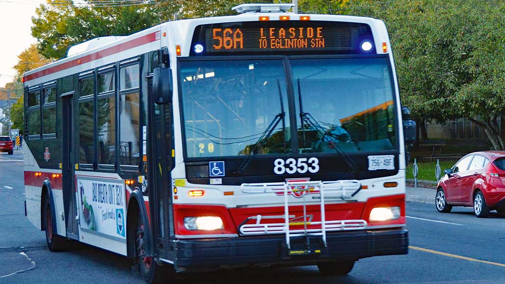 TTC bus.