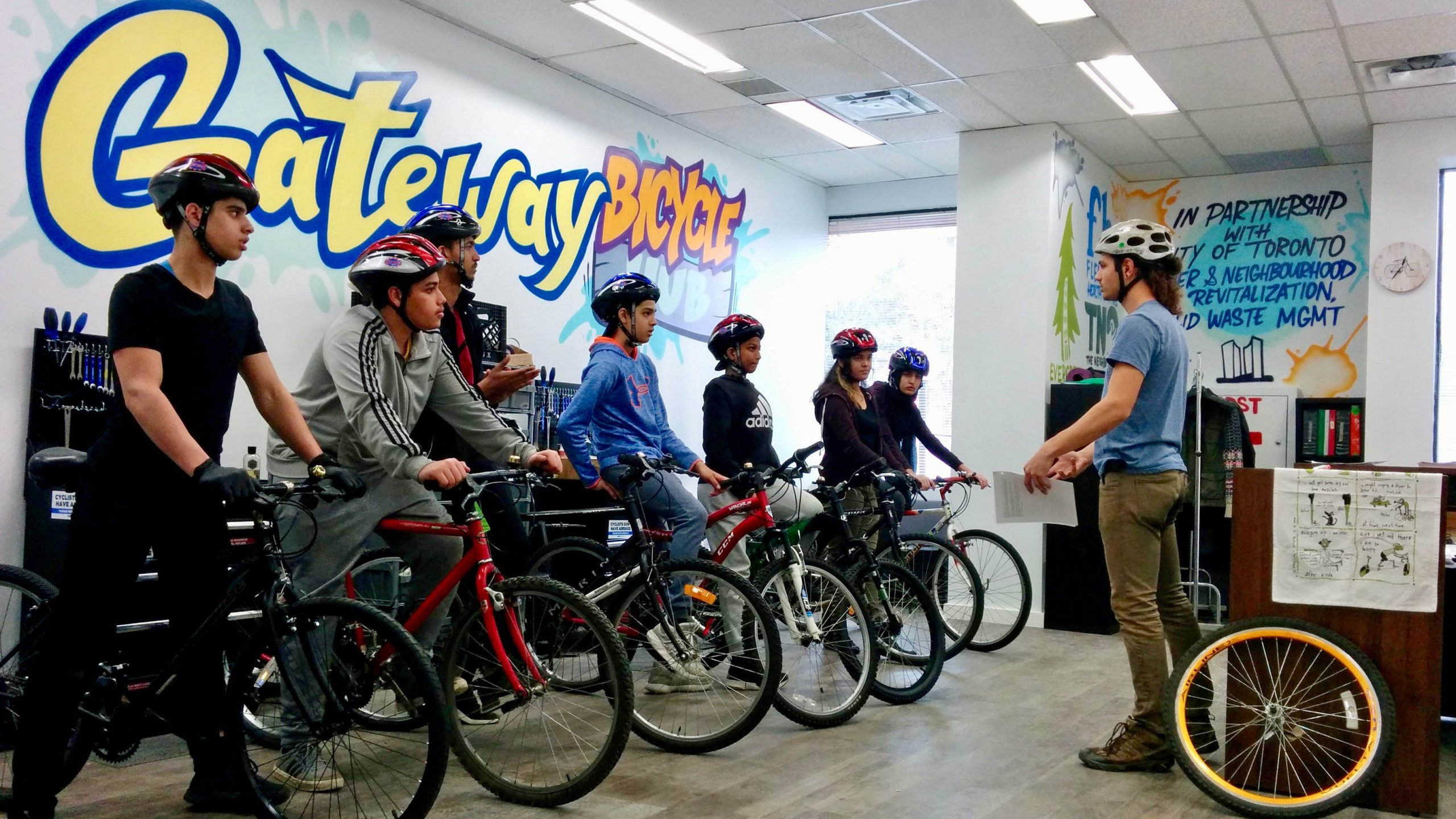 Earn-a-Bike graduates are ready to ride.