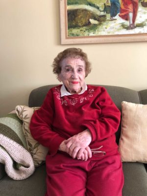 Loretta at 101.