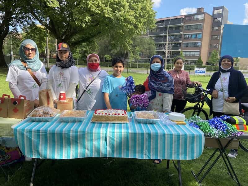 Tour de Thorncliffe Kick-off Day - July 10th. Photo credit: Holly Reid.