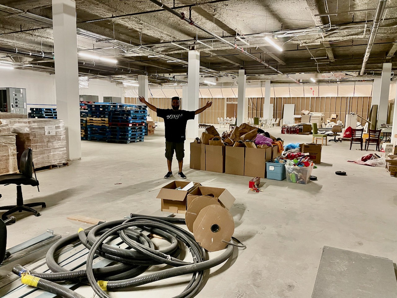 Aamir Sukhera of The Neighbourhood Organization (TNO) Trades Connect program at their new facility in the East York Town Centre. Photo by Glenn Asano.