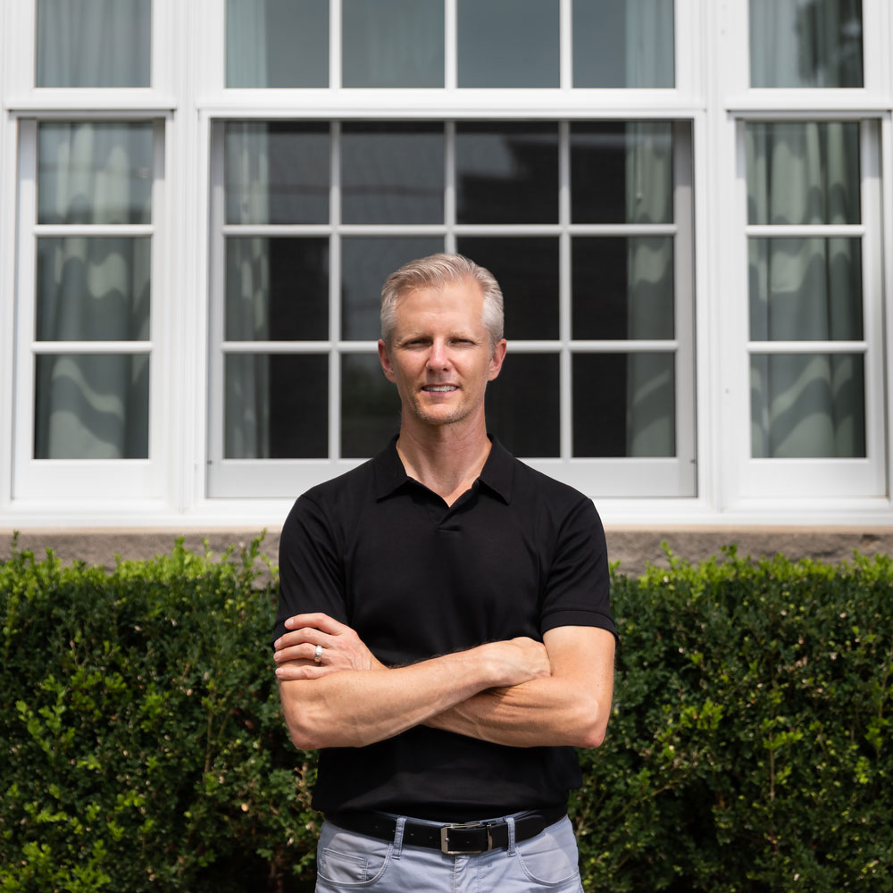 Photo of Bill Meek, owner of Meek Design & Construction, a home renovation business.