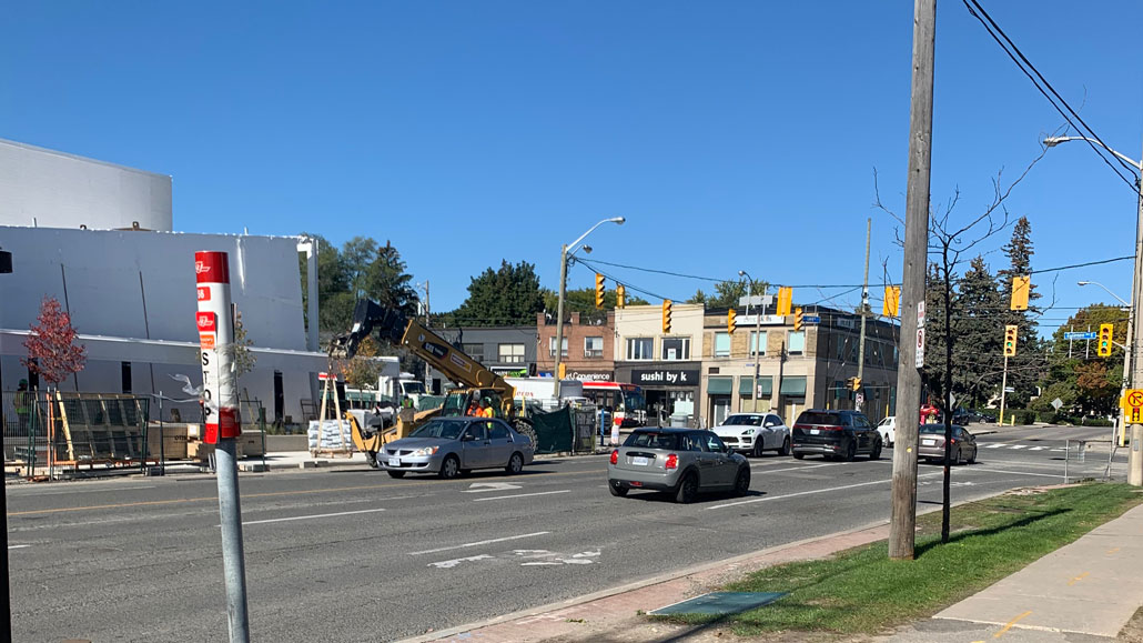 The Laird & Eglinton intersection. Photo by Robin Dickie.