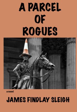 Cover art for the book, A Parcel of Rogues.