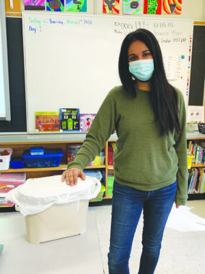 Meera Jain, a Grade 4 and 5 teacher at Bessborough Elementary and Middle School. Photo by Mark King.