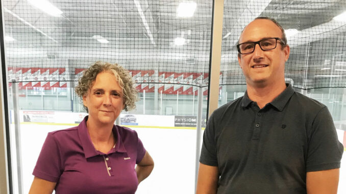 Leaside Gardens management team is gearing up for the new season. Jennifer Smith, Director of Business and Finance, with Shawn Mackay, Director of Operations.