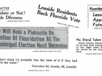 Leaside, Toronto and the great fluoridation controversy.