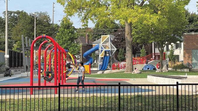 Georgia Walsh Playground. Photo Robin Dickie.