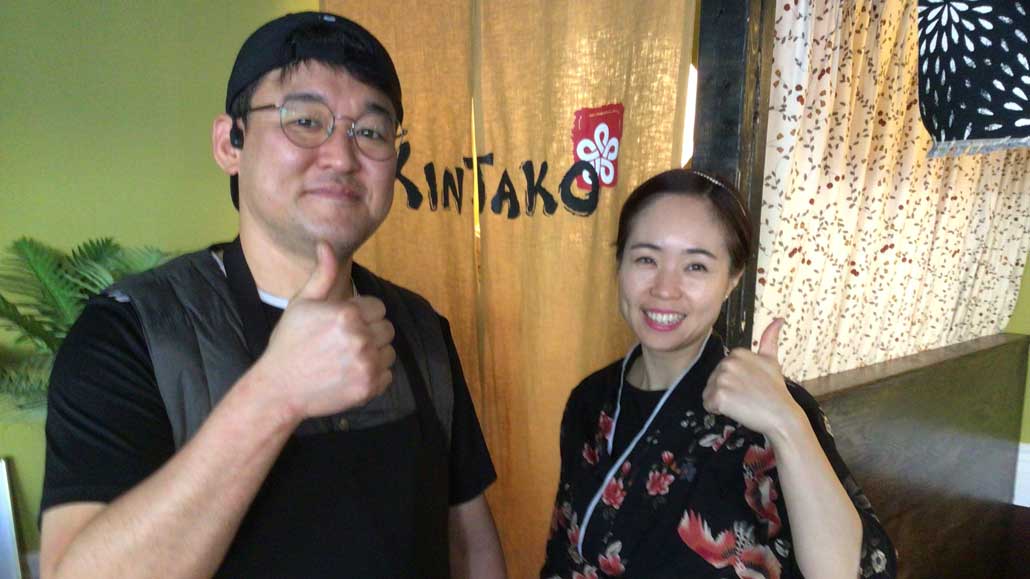 The Lees pursue their dream at Kintako Sushi. Photo Lorna Krawchuk.