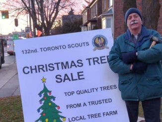 Scouts at Leaside Presbyterian, annual Christmas tree sales, and John Masterson have been intertwined for nearly three decades.