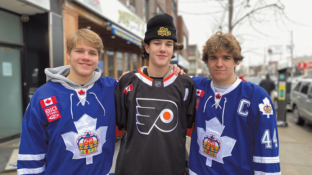 L-R: Kieran Witkowski, Adam Smeeton and Matheas Stark. Photo Laura Witkowski.