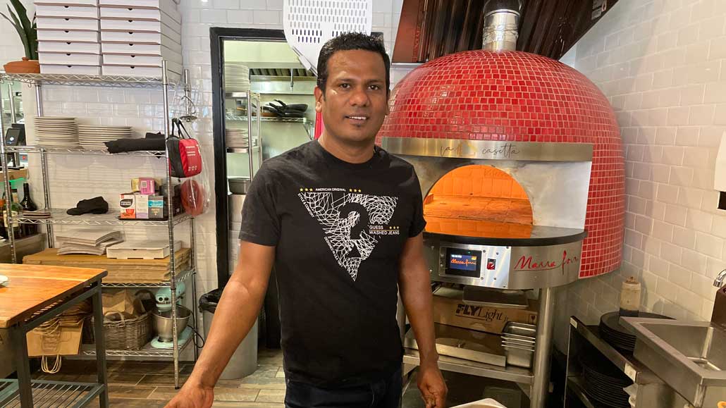 Owner and chef Mathan Rajaratnam. 