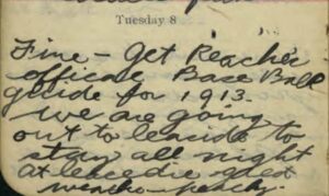 Diary entry for April 8, 1913.