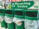 Recycling bins in Leaside.