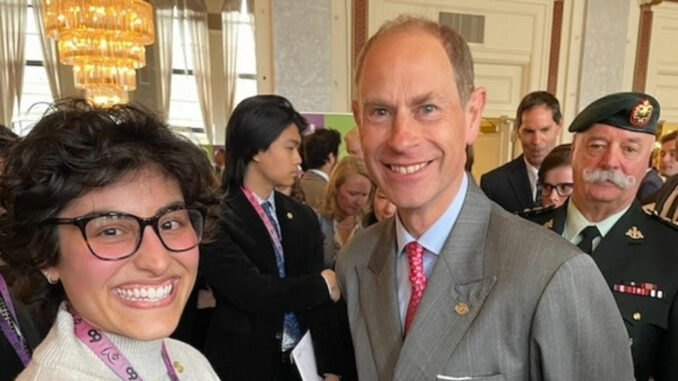 Rachel and the Duke of Edinburgh. Photo Kim Smith.