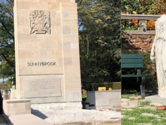 The Sunnybrook Cenotaph on Bayview Avenue is an important part of remembrance.