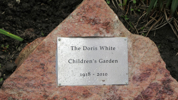 The Doris White Children's Garden. Photo by Kathi Davies.